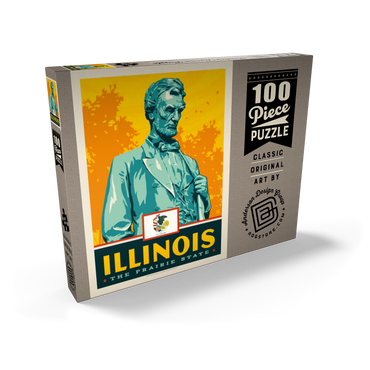 Illinois: The Prairie State 100 Puzzle Schachtel Ansicht2