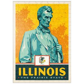 Darstellung des Puzzle Motivs Illinois: The Prairie State - Puzzleteile: 200