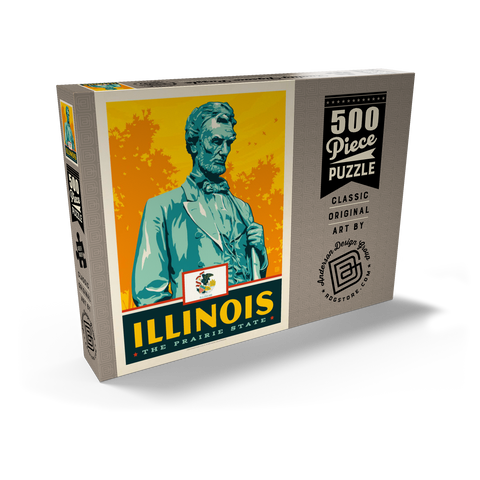 Illinois: The Prairie State 500 Puzzle Schachtel Ansicht2