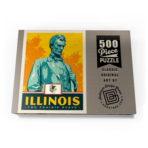 Illinois: The Prairie State 500 Puzzle Schachtel Ansicht3