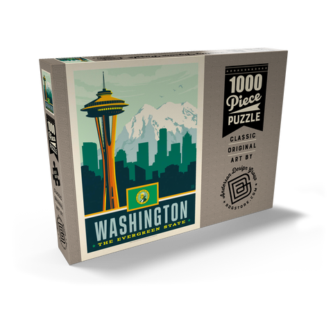Washington: The Evergreen State 1000 Puzzle Schachtel Ansicht2