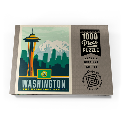 Washington: The Evergreen State 1000 Puzzle Schachtel Ansicht3