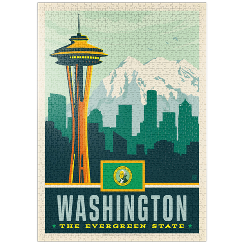 puzzleplate Washington: The Evergreen State 1000 Puzzle