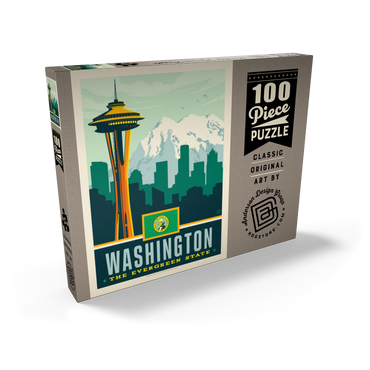 Washington: The Evergreen State 100 Puzzle Schachtel Ansicht2