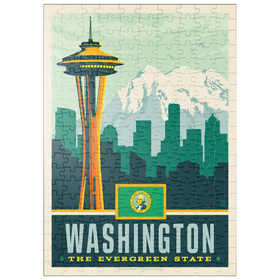Darstellung des Puzzle-Motivs Washington: The Evergreen State – Puzzleteile: 200