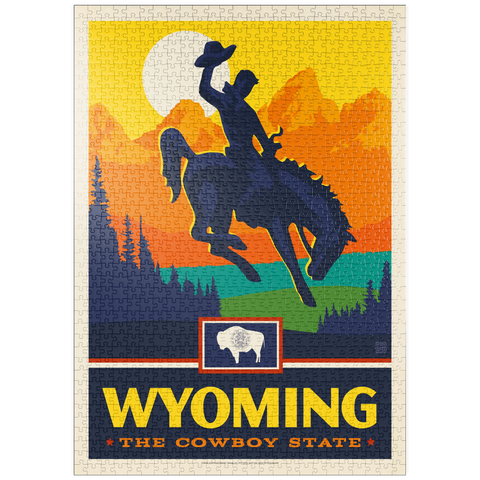 puzzleplate Wyoming: The Cowboy State 1000 Puzzle
