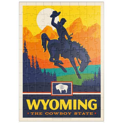 puzzleplate Wyoming: The Cowboy State 100 Puzzle