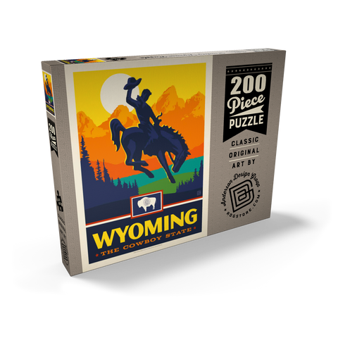 Wyoming: The Cowboy State 200 Puzzle Schachtel Ansicht2