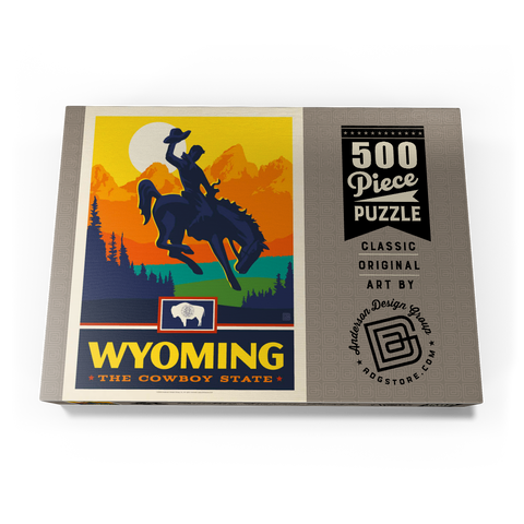 Wyoming: The Cowboy State 500 Puzzle Schachtel Ansicht3