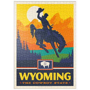 puzzleplate Wyoming: The Cowboy State 500 Puzzle