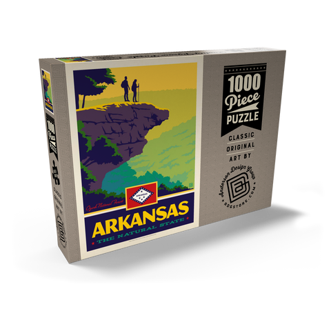 Arkansas: The Natural State 1000 Puzzle Schachtel Ansicht2