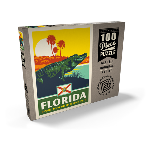 Florida: The Sunshine State 100 Puzzle Schachtel Ansicht2