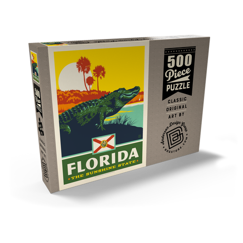 Florida: The Sunshine State 500 Puzzle Schachtel Ansicht2