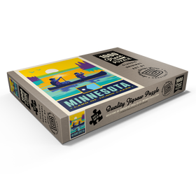 Alternative Darstellung des Puzzle-Motivs Minnesota: Land of 10,000 Lakes – Puzzleteile: 1000