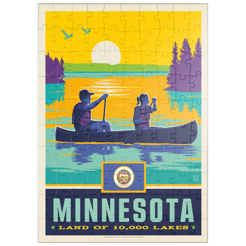 puzzleplate Minnesota: Land of 10,000 Lakes 100 Puzzle