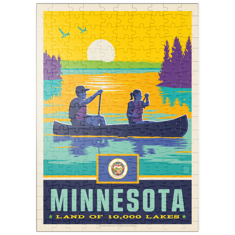 puzzleplate Minnesota: Land of 10,000 Lakes 200 Puzzle