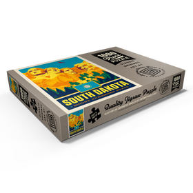 Alternative Darstellung des Puzzle-Motivs South Dakota: Mount Rushmore State – Puzzleteile: 1000