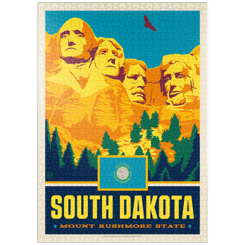 puzzleplate South Dakota: Mount Rushmore State 1000 Puzzle