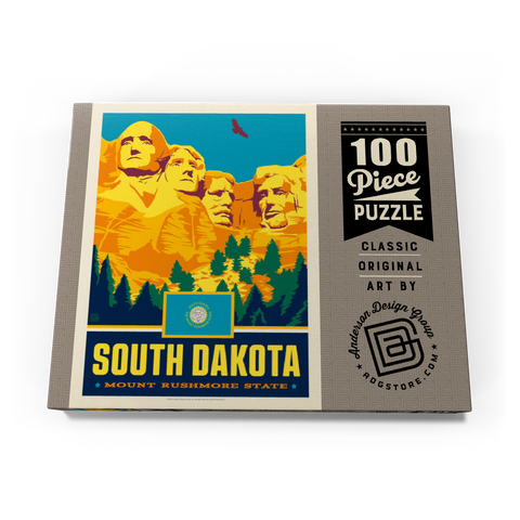 South Dakota: Mount Rushmore State 100 Puzzle Schachtel Ansicht3