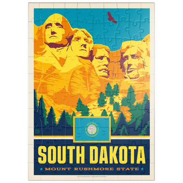 puzzleplate South Dakota: Mount Rushmore State 100 Puzzle