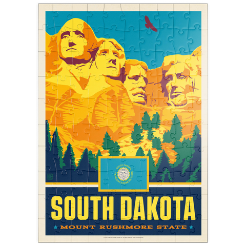 puzzleplate South Dakota: Mount Rushmore State 100 Puzzle