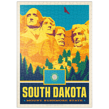 puzzleplate South Dakota: Mount Rushmore State 500 Puzzle