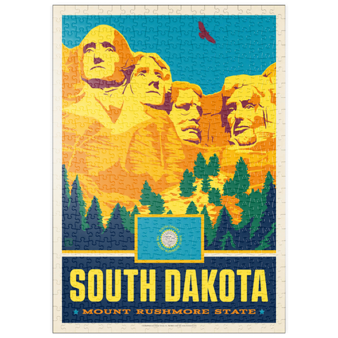 puzzleplate South Dakota: Mount Rushmore State 500 Puzzle