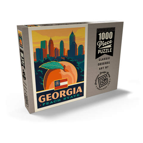 Georgia: Peach State 1000 Puzzle Schachtel Ansicht2