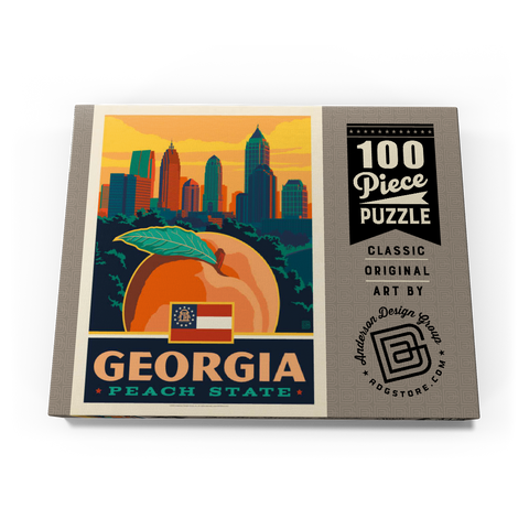 Georgia: Peach State 100 Puzzle Schachtel Ansicht3