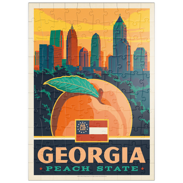 puzzleplate Georgia: Peach State 100 Puzzle