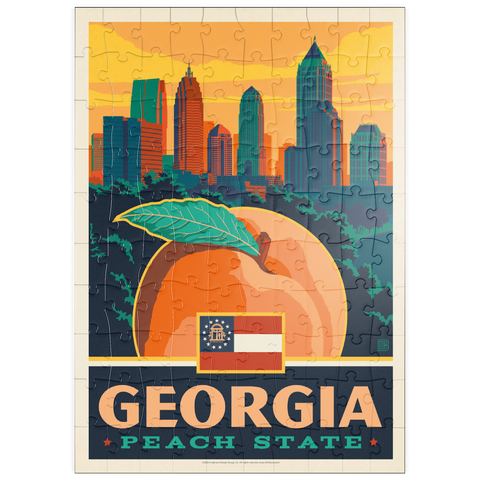 puzzleplate Georgia: Peach State 100 Puzzle