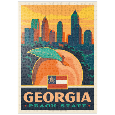 puzzleplate Georgia: Peach State 500 Puzzle