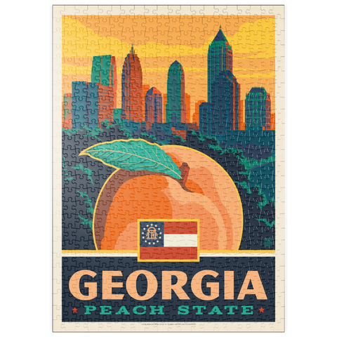 puzzleplate Georgia: Peach State 500 Puzzle