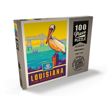 Louisiana: The Pelican State 100 Puzzle Schachtel Ansicht2