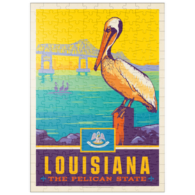 Darstellung des Puzzle Motivs Louisiana: The Pelican State - Puzzleteile: 200