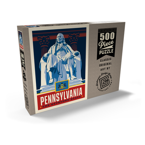 Pennsylvania: The Keystone State 500 Puzzle Schachtel Ansicht2