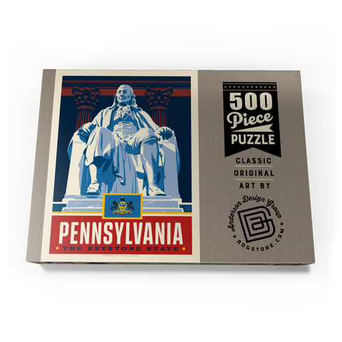 Pennsylvania: The Keystone State 500 Puzzle Schachtel Ansicht3