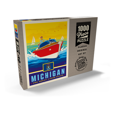 Michigan: The Great Lakes State 1000 Puzzle Schachtel Ansicht2