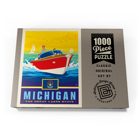Michigan: The Great Lakes State 1000 Puzzle Schachtel Ansicht3
