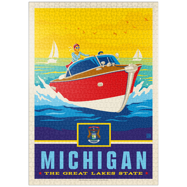 puzzleplate Michigan: The Great Lakes State 1000 Puzzle