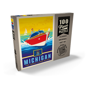 Michigan: The Great Lakes State 100 Puzzle Schachtel Ansicht2