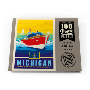 Michigan: The Great Lakes State 100 Puzzle Schachtel Ansicht3