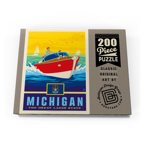 Michigan: The Great Lakes State 200 Puzzle Schachtel Ansicht3