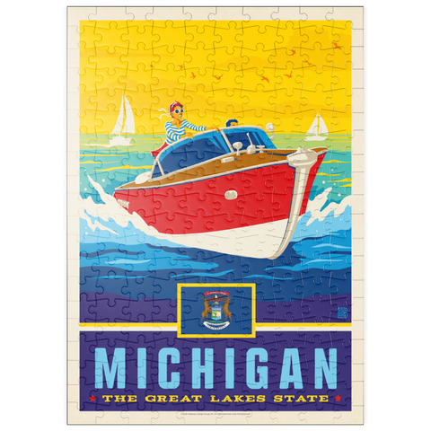 puzzleplate Michigan: The Great Lakes State 200 Puzzle