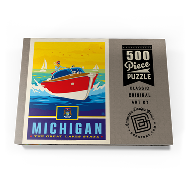Michigan: The Great Lakes State 500 Puzzle Schachtel Ansicht3