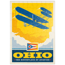 Darstellung des Puzzle Motivs Ohio: The Birthplace of Aviation - Puzzleteile: 100