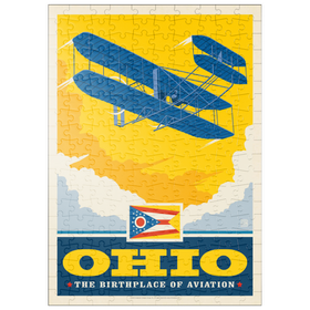 Darstellung des Puzzle Motivs Ohio: The Birthplace of Aviation - Puzzleteile: 200