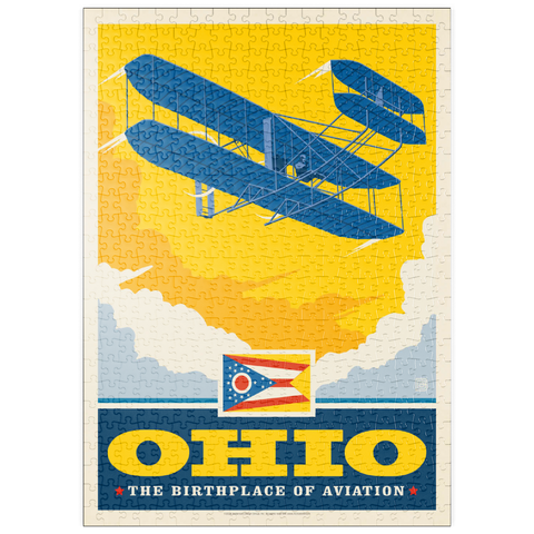 puzzleplate Ohio: The Birthplace of Aviation 500 Puzzle
