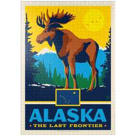 Darstellung des Puzzle Motivs Alaska: The Last Frontier - Puzzleteile: 1000