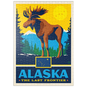 Darstellung des Puzzle-Motivs Alaska: The Last Frontier – Puzzleteile: 500